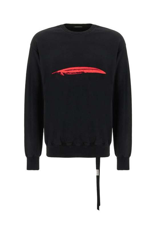 Photo: Ann Demeulemeester Black Cotton Sweatshirt