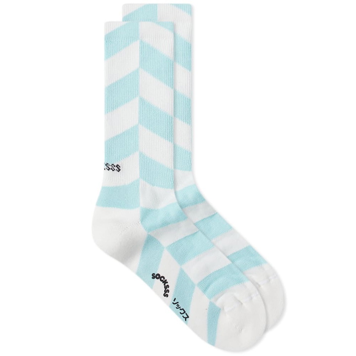 Photo: Socksss Bold Herringbone Socks in Airway