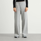 Nike Women's Phoenix Fleece Wide Sweat Pant in Grey/Sail