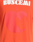 Buscemi Mens T-shirt in Tomato red