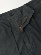 Slowear - Straight-Leg Cotton-Corduroy Drawstring Shorts - Green