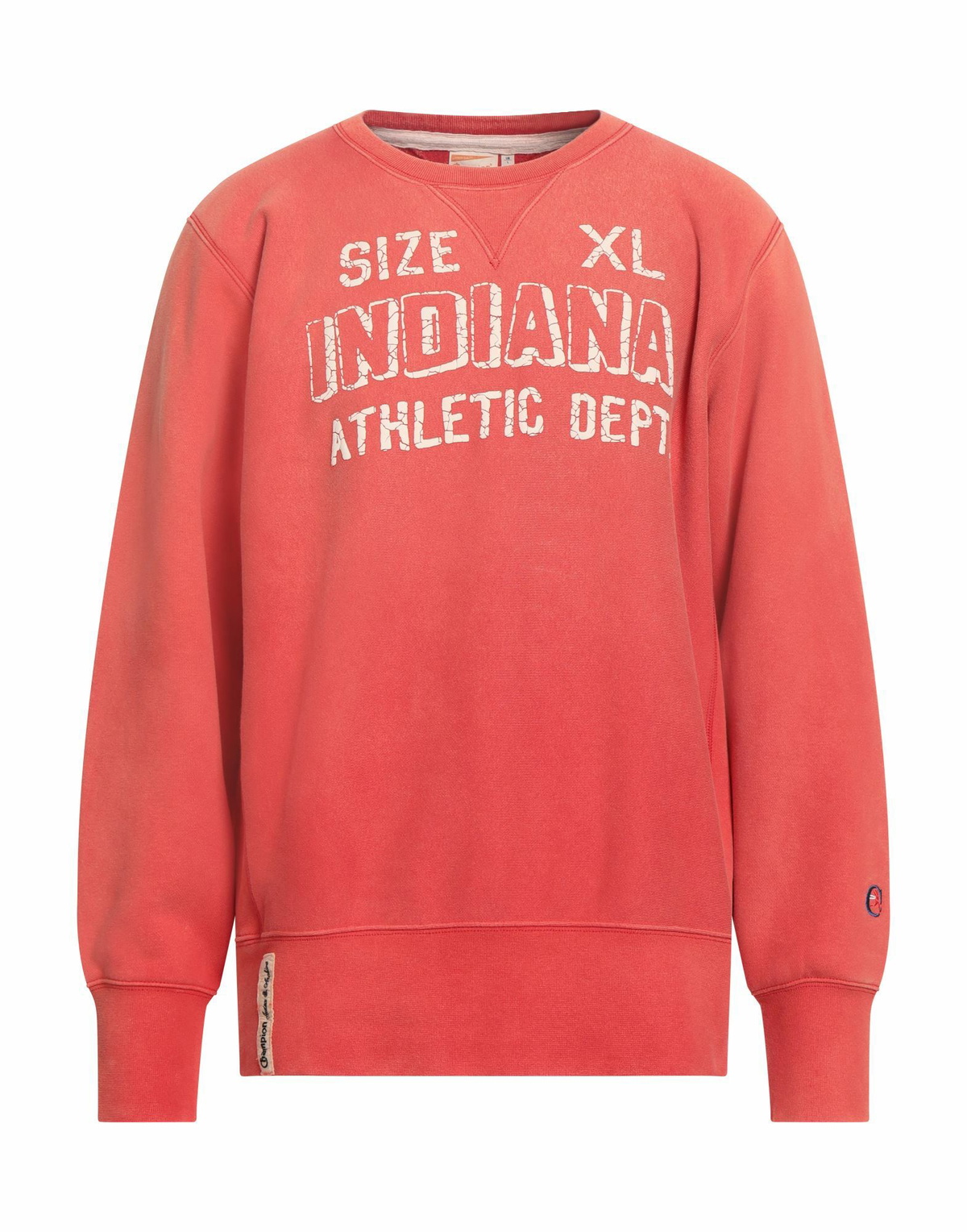 Champion Index + Archives Mens Sweatshirt in Tomato red