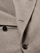 UMIT BENAN B - Wool and Cashmere-Blend Peacoat - Neutrals