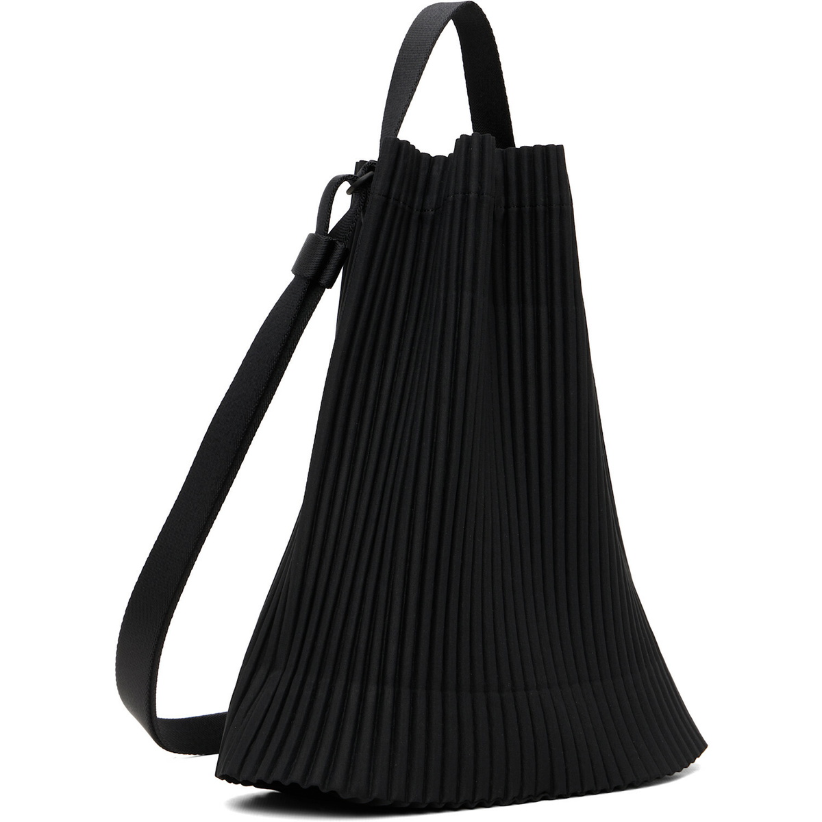 HOMME PLISSÉ ISSEY MIYAKE Black Drawstring Pleats Bag