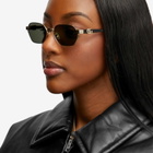 Gucci Women's Mini Running Sunglasses in Gold/Black