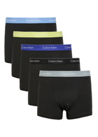 Calvin Klein Icon Stretch-cotton Trunks set of Five Black