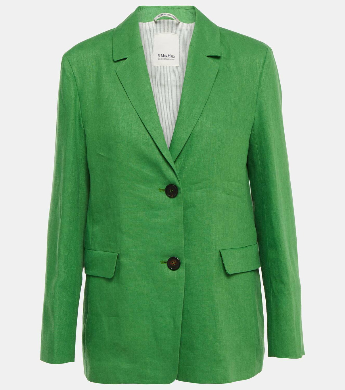 S Max Mara Sofia single-breasted linen blazer S Max Mara