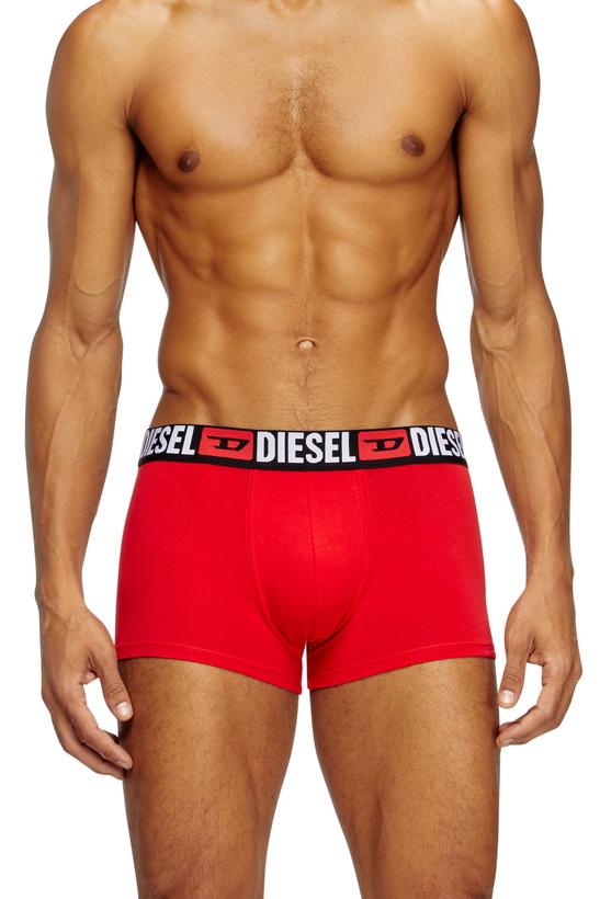 Photo: Diesel Three-pack of all-over logo waist boxers - Trunks Mens in Multicolor