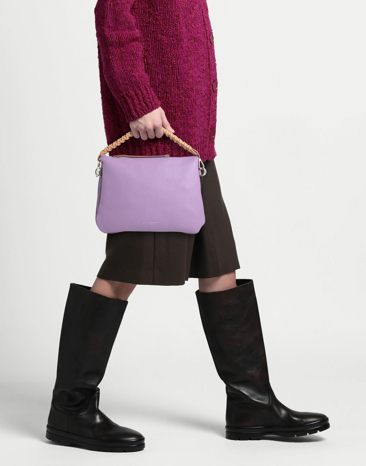 Gianni Chiarini Womens Handbag in Purple