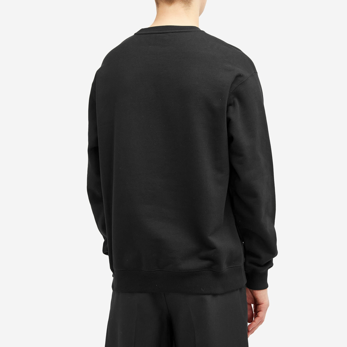 GUCCI 24AW Script Logo トレーナー Gucci Men's Script Logo Crew Neck Sweatshirt in Black Gucci