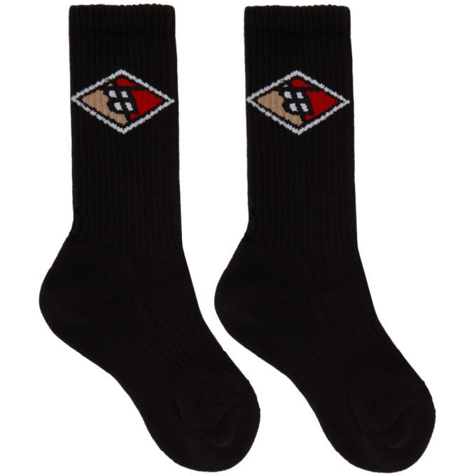 Photo: Burberry Black Diamond Logo Socks