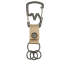 Master-Piece M-Carabiner Key Ring in Beige 