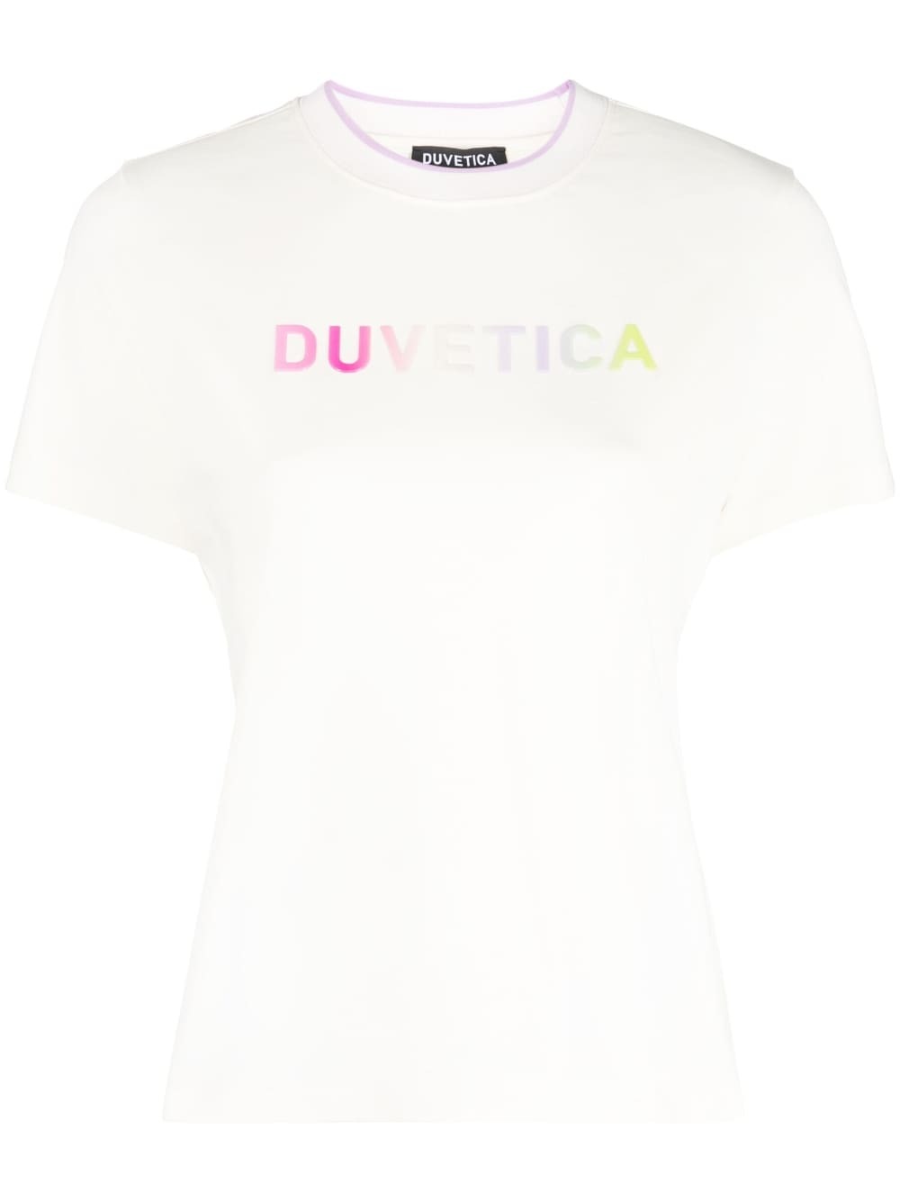 DUVETICA - Logo Cotton T-shirt