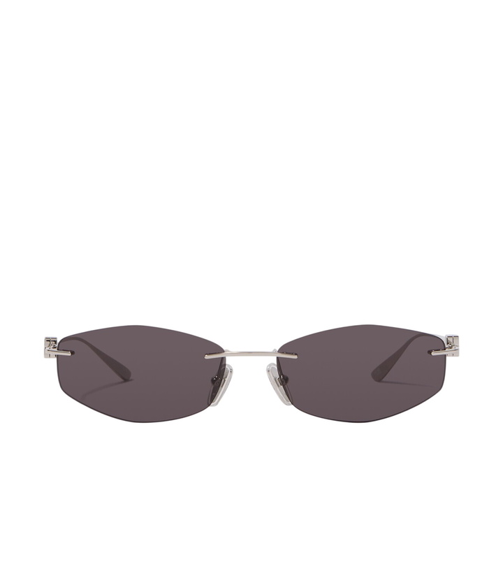 Photo: Balenciaga Nano D-Frame oval sunglasses