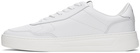 BOSS White Leather Sneakers