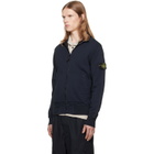 Stone Island Navy 6100063 Organic Cotton Fleece Sweatshirt