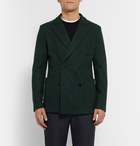 Berluti - Green Double-Breasted Felted-Cashmere Blazer - Men - Green