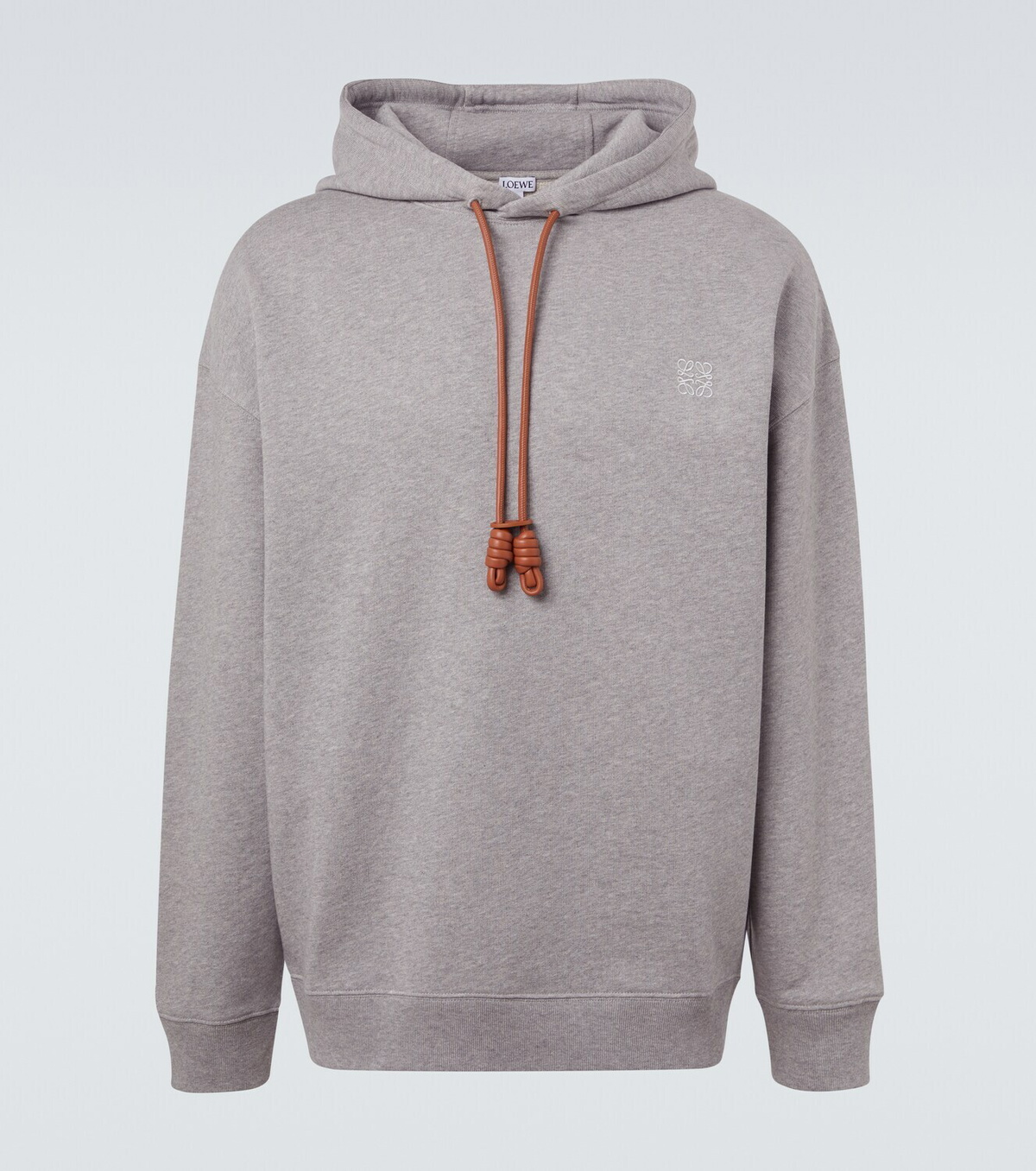Loewe Anagram cotton jersey hoodie
