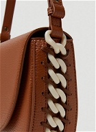 Frayme Medium Shoulder Bag in Brown