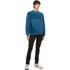 Brain Dead Blue Sunflower Sweatshirt