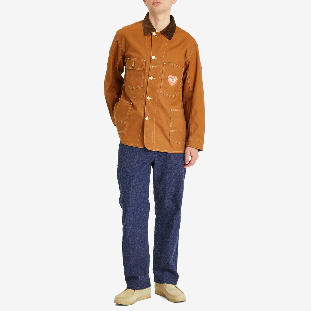 ジャケット・アウター 2XL 24AW HUMAN MADE DUCK COVERALL JACKET Human Made Men's Duck Coverall Jacket in Brown Human Made