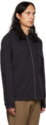 Vince Black Zip Front Jacket