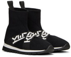 Kenzo Kids Black Sock Sneakers