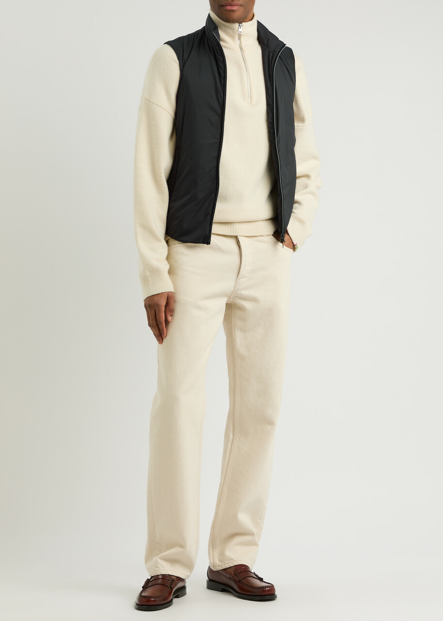 Herno Ecoage Padded Nylon Gilet Navy