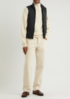 Herno Ecoage Padded Nylon Gilet Navy