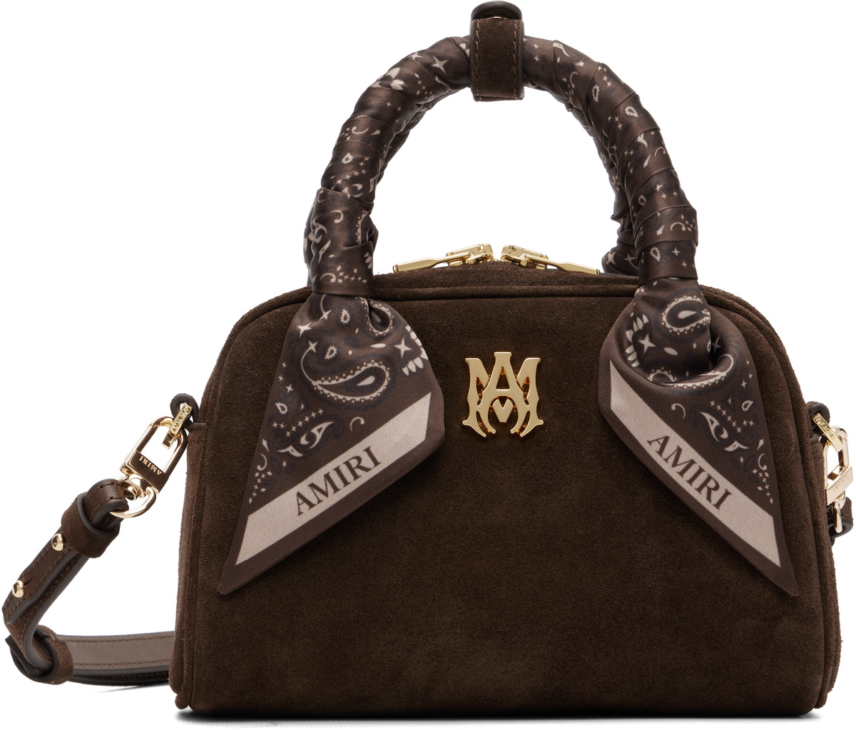 AMIRI Brown Bandana Micro M.A. Bag Amiri