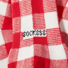 Socksss Men's Tennis Sock in Fratelli Check