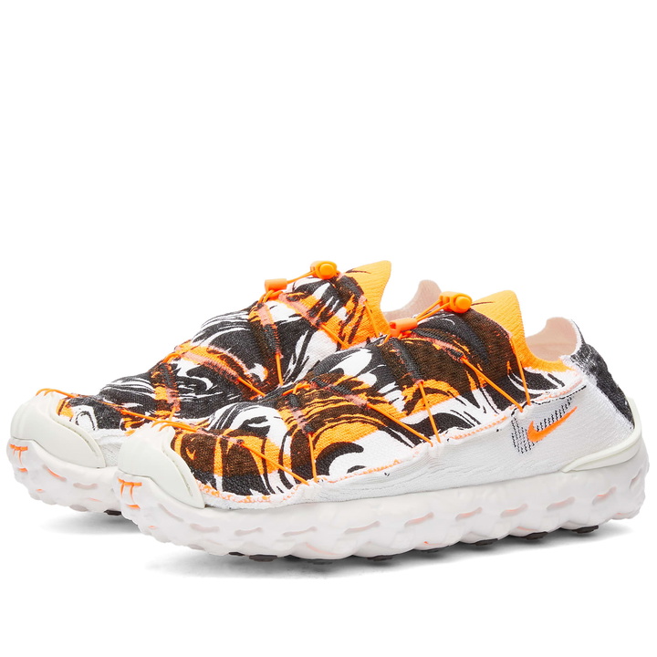 Photo: Nike ISPA Mindbody Sneakers in White/Total Orange