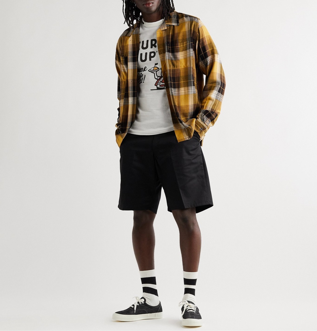Neighborhood - Deck Denim Sneakers - Black Neighborhood