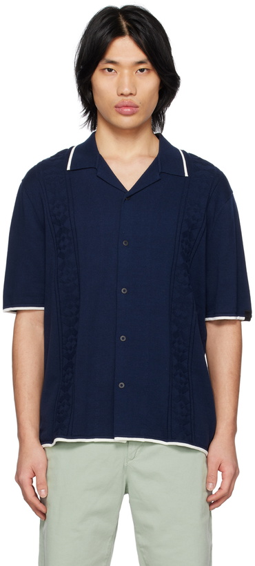 Photo: rag & bone Navy Archer Shirt