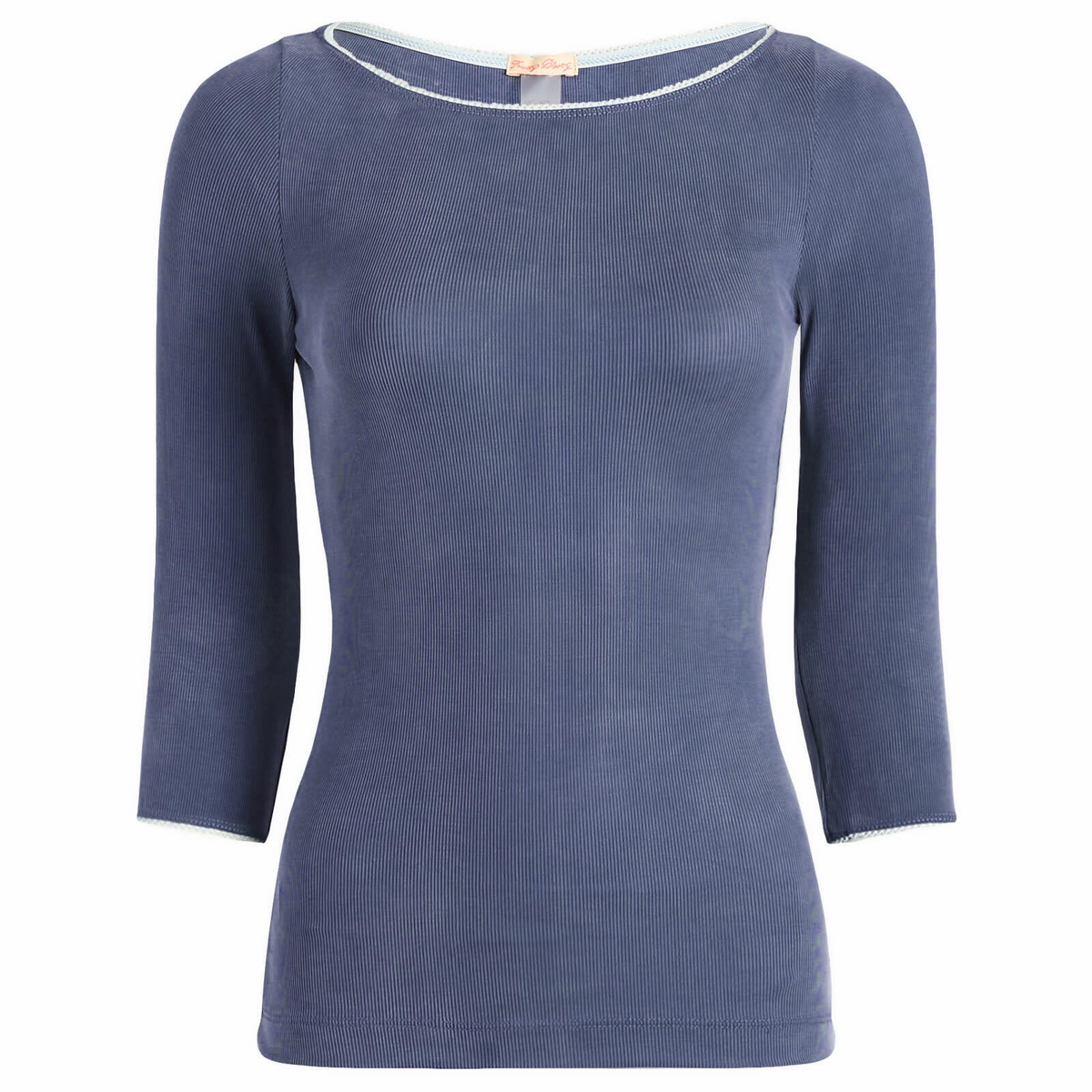 Fruity Booty Women's Second Skins 3/4 Length Top in Navy