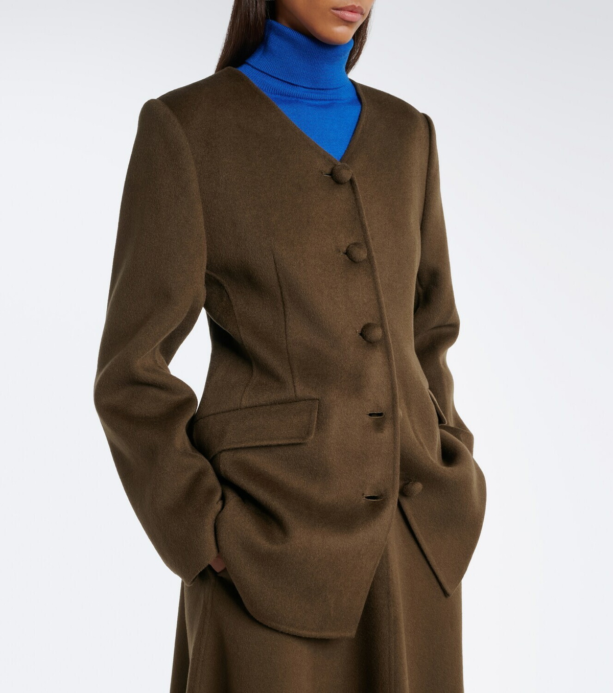 Lisa Yang Wool and cashmere blazer