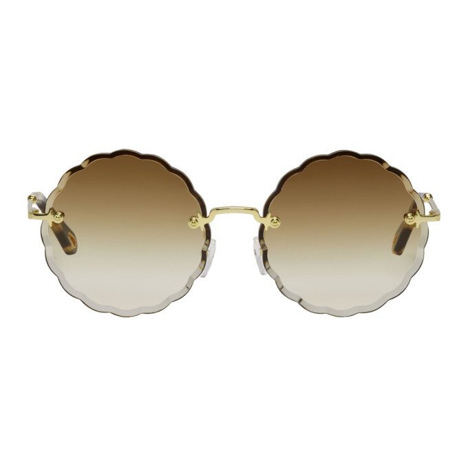 Chloe Gold Rosie Sunglasses Chloe 1854