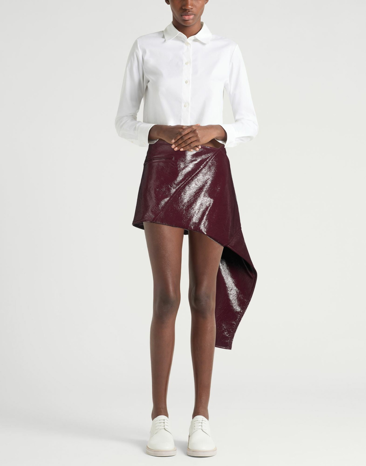 Courrèges Womens Mini skirt Plum