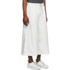 Sunnei White Snap Button Trousers