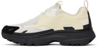 Maison Kitsuné Off-White & Black Sora Sneakers