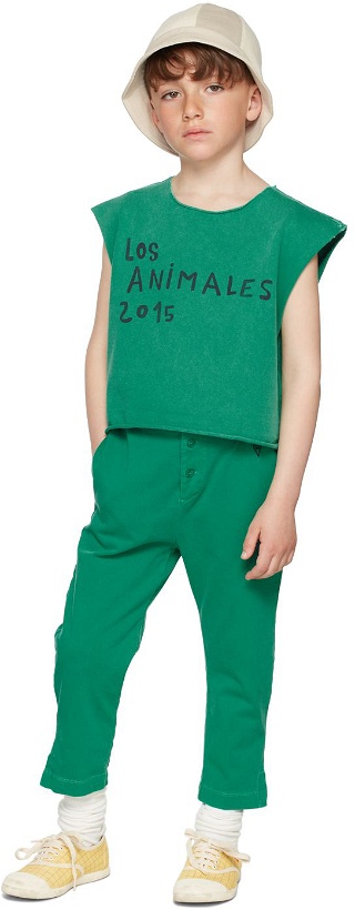 Photo: The Animals Observatory Kid Green Logo Chameleon Lounge Pants