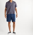 Saturdays NYC - Quinn Indigo-Dyed Denim Drawstring Shorts - Blue