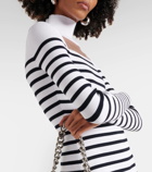 Jean Paul Gaultier Striped maxi dress