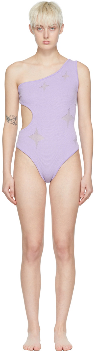 Chet Lo Purple Twilight One-Piece Swimsuit