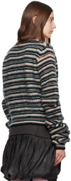 Kiko Kostadinov Multicolor Striped Curl Sweater