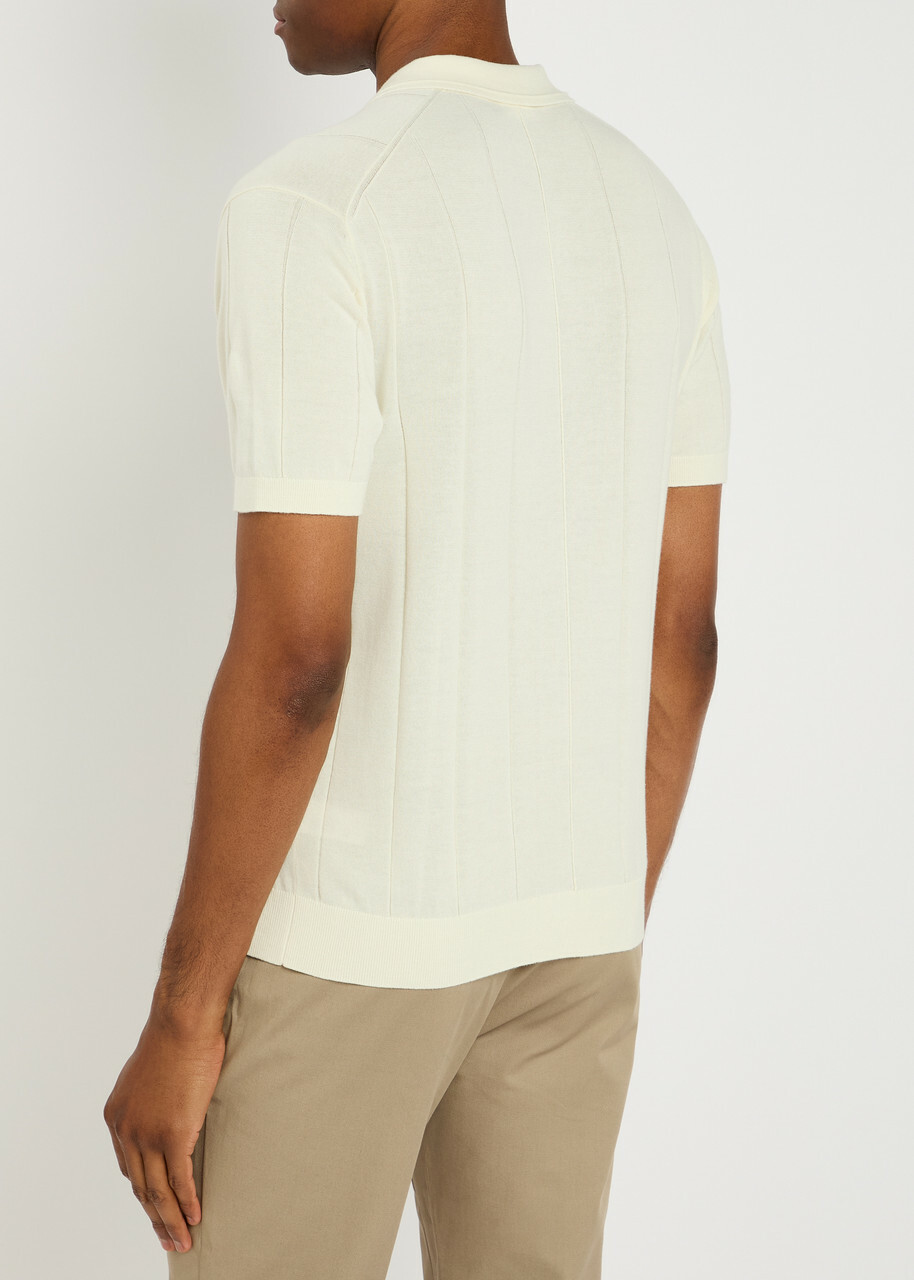 Lestrange Signature Cotton Polo Shirt Ecru