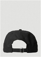 Yohji Yamamoto - Dahlia Baseball Cap in Black