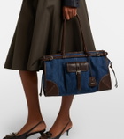 Prada Prada Bonnie Large denim shoulder bag