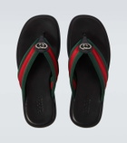Gucci GG Web Stripe slides