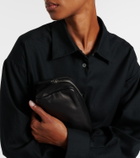 The Row Leather pouch